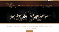 Desktop Screenshot of orquestadeguitarras.com